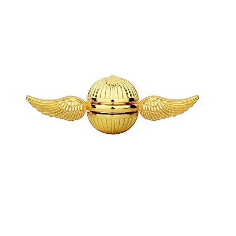 Fingertip Fidget Spinner Toys Anti-stress Hand Spinner Angel Wings Gold Gyroscope Toy Finger Rotation Metal Toys For Kids Adults
